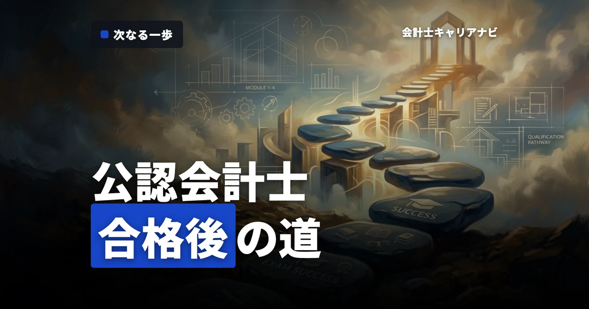 公認会計士の試験合格後の流れ