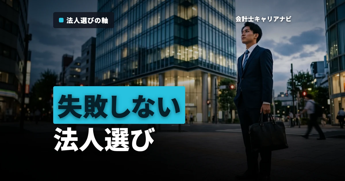 監査法人ってどんなところ？特徴・働き方・選ぶポイントを網羅解説！