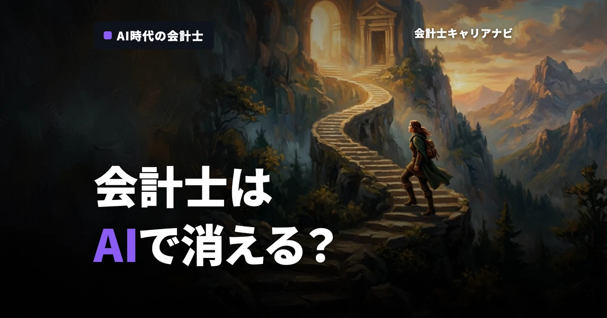 公認会計士は将来なくなる？AI時代に求められるキャリア戦略
