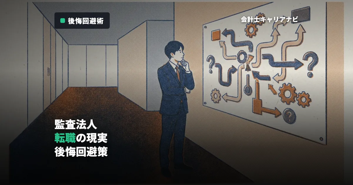 監査法人への転職理由を先読み！入所前に知る現実と後悔回避策