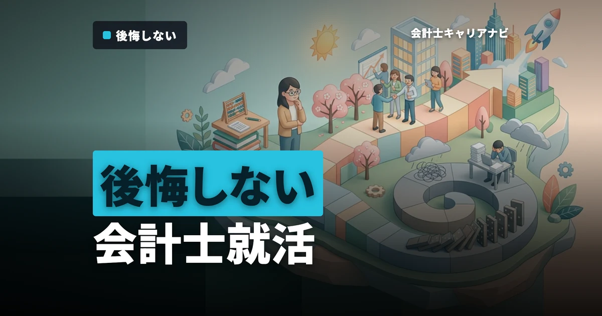 公認会計士の仕事の現実と後悔しないための秘訣
